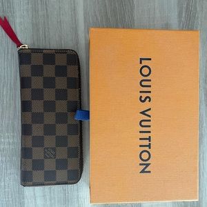 Clemence wallet - Damier Ebene